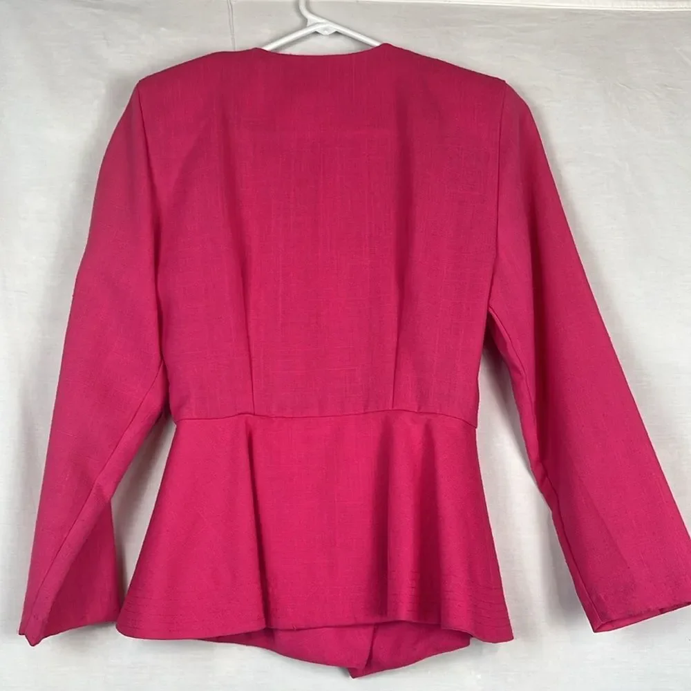 Vintage 1980s Pink Worthington Two Piece Skirt Suit